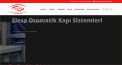 Desktop Screenshot of elesaotomatikkapi.com