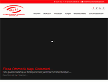 Tablet Screenshot of elesaotomatikkapi.com